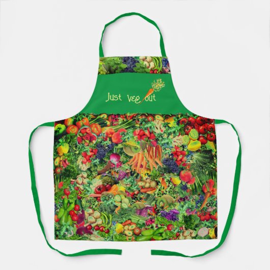 (Mittel) Modischer Koch Gesunde pflanzliche Schürz Schürze (Vorderseite)
