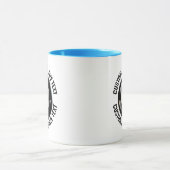 Mittel Text HELLBLAU Combo 11oz Custom 8 Ball Tasse (Zentrum)