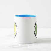 Mittel Text HELLBLAU Combo 325ml Custom Tennis Tasse (Zentrum)