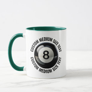 Mittel Text JÄGERGRÜN Kombination 11oz Benutzerdef Tasse