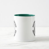 Mittel Text JÄGERGRÜN Kombination 11oz Individuell Tasse (Zentrum)