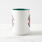 Mittel Text JÄGERGRÜN Kombination 15oz Individuell Tasse (Zentrum)