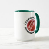 Mittel Text JÄGERGRÜN Kombination 15oz Individuell Tasse (VorderseiteRechts)