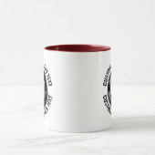 Mittel Text MAROON Combo 11oz Custom 8 Ball Tasse (Zentrum)