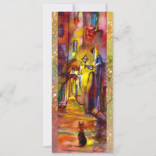 MITTELALLEIN MIT NACHT IN FLORENZ, rot-gelb Ankündigung