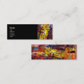 MITTELALLEIN NACH NACHT IN FLORENZ MINI VISITENKARTE (Vorne/Hinten)