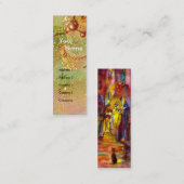 MITTELALLEIN NACH NACHT IN FLORENZ MINI VISITENKARTE (Vorne/Hinten)