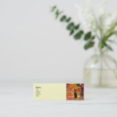 MITTELALLEIN NACH NACHT IN FLORENZ MINI VISITENKARTE (Stehend Vorderseite)