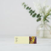 MITTELALLEIN NACH NACHT IN FLORENZ MINI VISITENKARTE (Stehend Vorderseite)