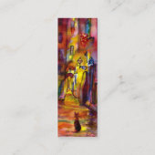 MITTELALLEIN NACH NACHT IN FLORENZ MINI VISITENKARTE (Rückseite)