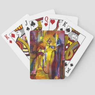 MITTELALLEIN NACH NACHT IN FLORENZ SPIELKARTEN