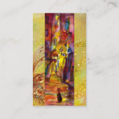 MITTELALLEIN NACH NACHT IN FLORENZ VISITENKARTE (Rückseite)