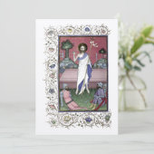 Mittelalter 1439 Auferstehung Christi Ostern Feiertagskarte (Stehend Vorderseite)