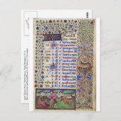 Mittelalter: April Postkarte (Vorne/Hinten)