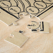 Mittelalter Baum der Wissenschaften Puzzle (Seite)