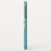 Mittelalter bedeutet Retro-Atomkatzen auf blau Case-Mate iPhone Hülle (Hinten/Links)