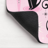 Mittelalter bedeutet Retro-Atomkatzen auf Coolem R Mousepad (Ecke)