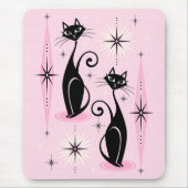 Mittelalter bedeutet Retro-Atomkatzen auf Coolem R Mousepad (Vorne)