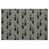 Mittelalter bedeutet Retro-Atomkatzen auf Grau Stoff (Fat Quarter (45,7 x 55,9 cm))