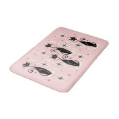 Mittelalter bedeutet Retro-Atomkatzen auf warmen R Badematte (Schrägansicht)