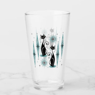 Mittelalter bedeutet Retro Atomkatzen mit blauem T Glas