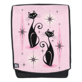 Mittelalter bedeutet Retro-Atomkatzen Rucksack (Vorderseite)