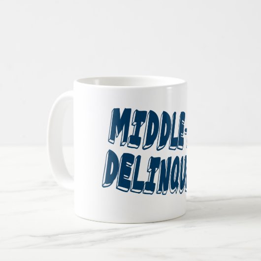 Mittelalter-Delinquent Kaffeetasse (Vorderseite Links)