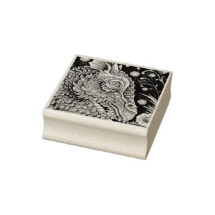 Mittelalter Drache Fantasy Stempel Nahaufnahme