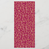 Mittelalter Gold Menükarte (Rückseite)