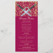 Mittelalter Gold Menükarte (Vorderseite)