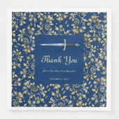 Mittelalter Gold Serviette (Vorderseite)