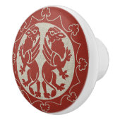 Mittelalter Griffins Keramikknauf (Rechts)