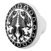 Mittelalter Griffins Keramikknauf (Rechts)