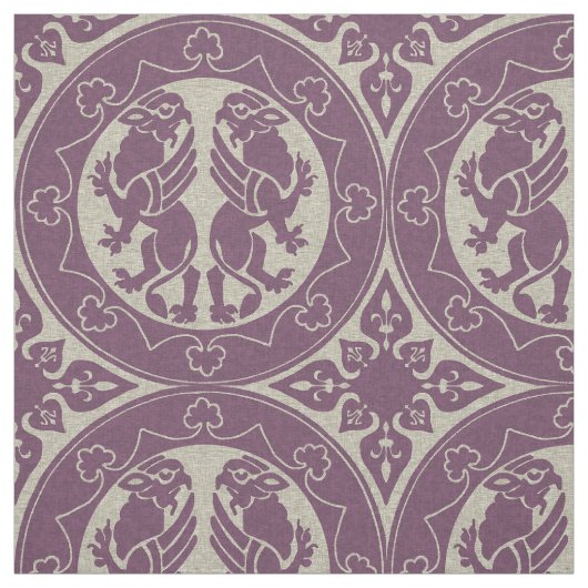 Mittelalter Griffins Stoff (Muster)