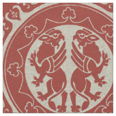 Mittelalter Griffins Stoff (Nahaufnahme)
