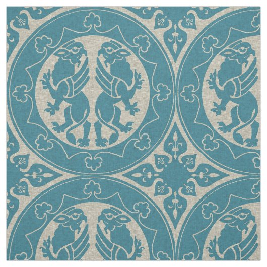 Mittelalter Griffins Stoff (Muster)