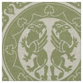 Mittelalter Griffins Stoff (Nahaufnahme)