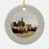 Mittelalter Hafen Keramik Ornament (Hinten)