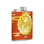 Mittelalter Herbstfestival Goldener Mondbummel Flachmann (Rechts)