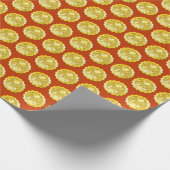 Mittelalter Herbstfestival Goldener Mondbummel Geschenkpapier (Ecke)