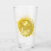 Mittelalter Herbstfestival Goldener Mondbummel Glas (Rückseite)