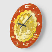 Mittelalter Herbstfestival Goldener Mondbummel Große Wanduhr (Winkel)