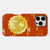 Mittelalter Herbstfestival Goldener Mondbummel iPhone Hülle (Rückseite (Horizontal))