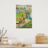 Mittelalter in England - Pilger aus Canterbury Poster (Küche)