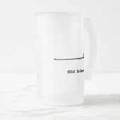 Mittelalter Mattglas Bierglas (VorderseiteRechts)