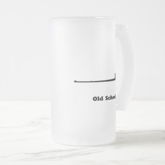 Mittelalter Mattglas Bierglas (VorderseiteRechts)