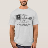 Mittelalter Meister Blacksmith T-Shirt (Vorderseite)