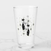 Mittelalter Meow Retro Atomkatzen ©studioxtin Glas (Rückseite)