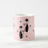 Mittelalter Meow Retro Atomkatzen ©studioxtin Kaffeetasse (Mittel)
