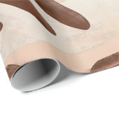 Mittelalter Moderne Abstrakte Bio Kunst Geschenkpapier (Rolleneckpunkt)